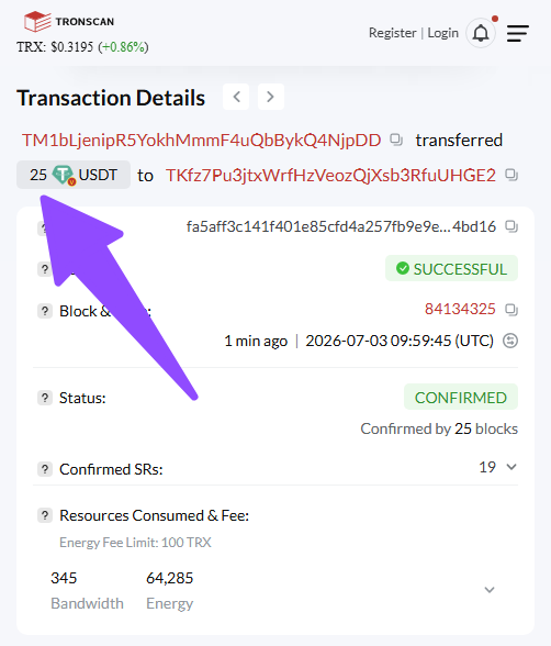 Payment Proof