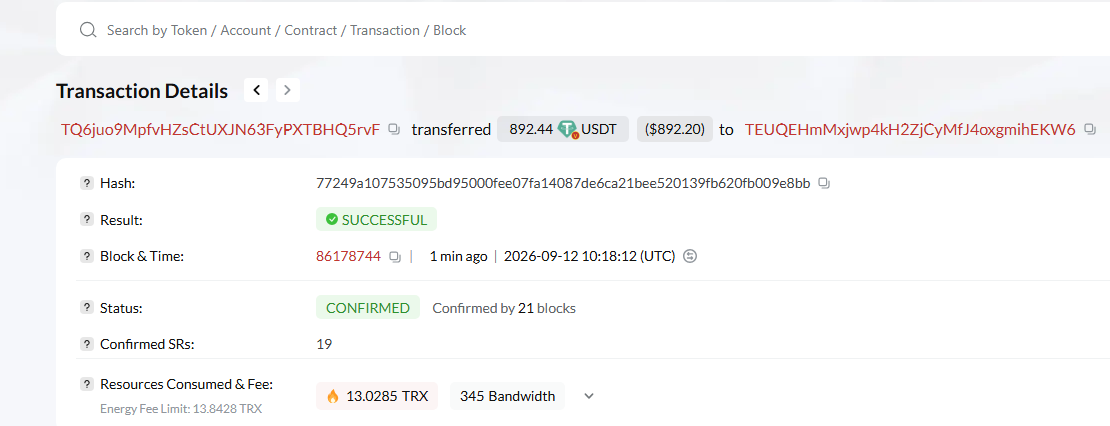 Payment Proof