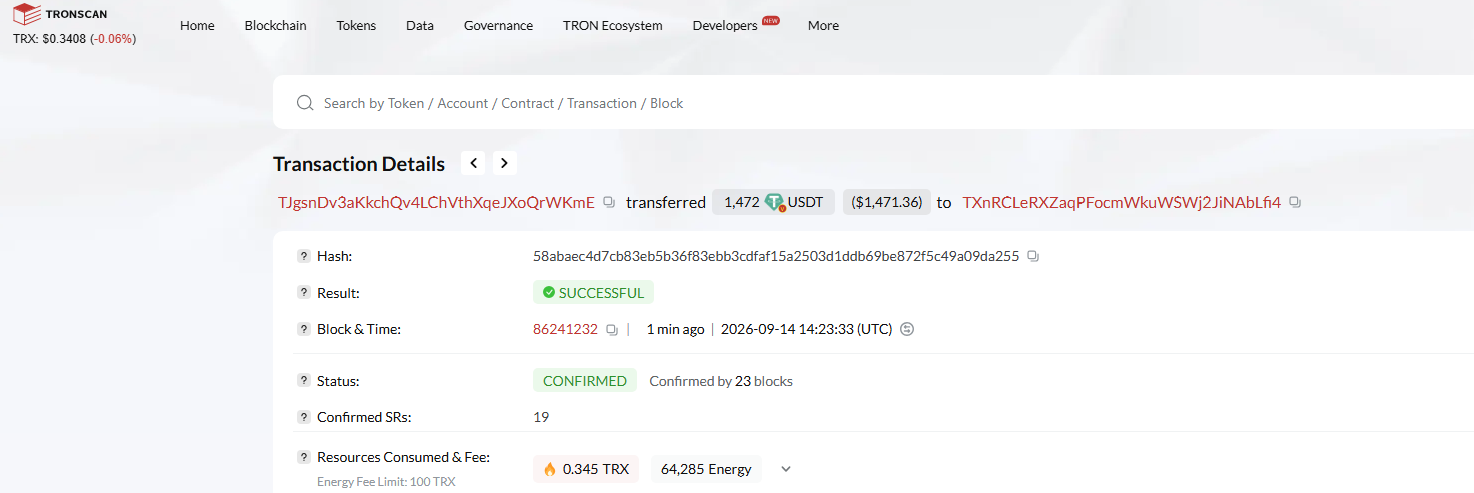 Payment Proof