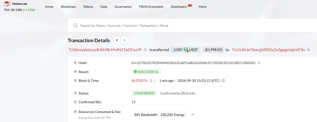 Payment Proof
