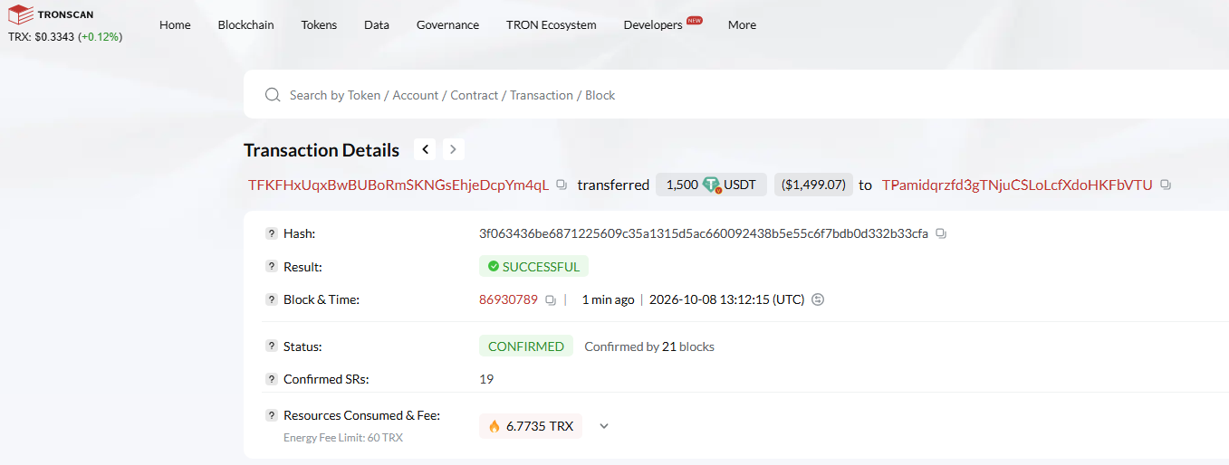 Payment Proof