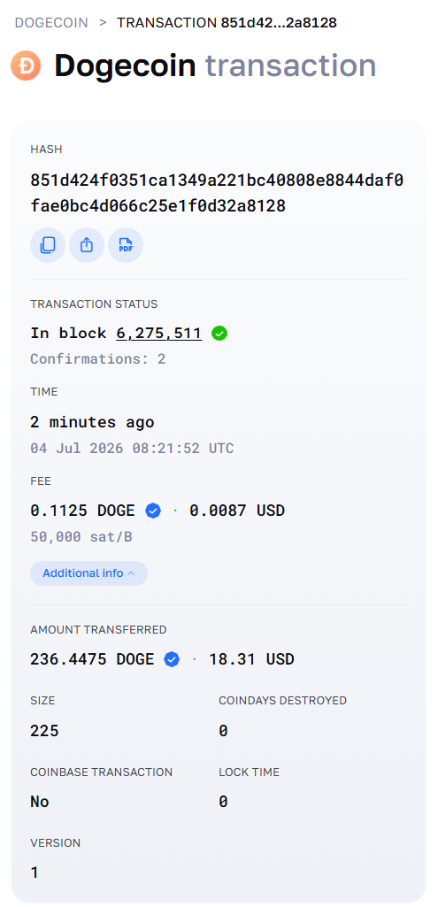 Payment Proof