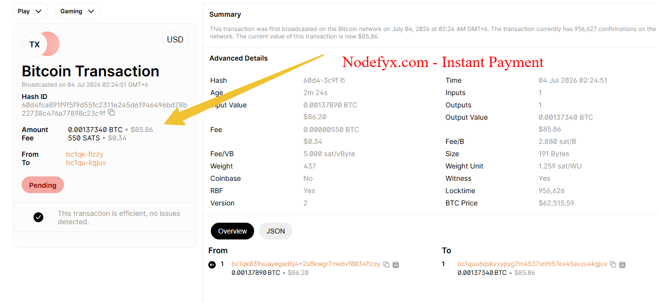 Payment Proof