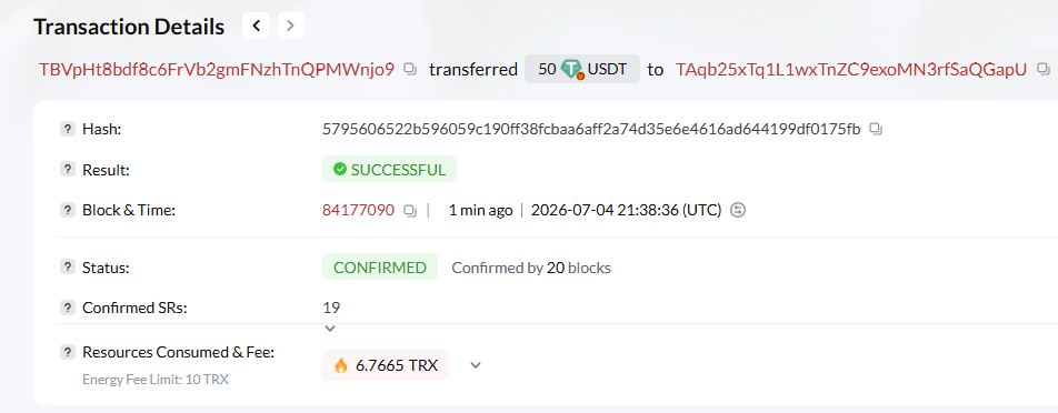 Payment Proof