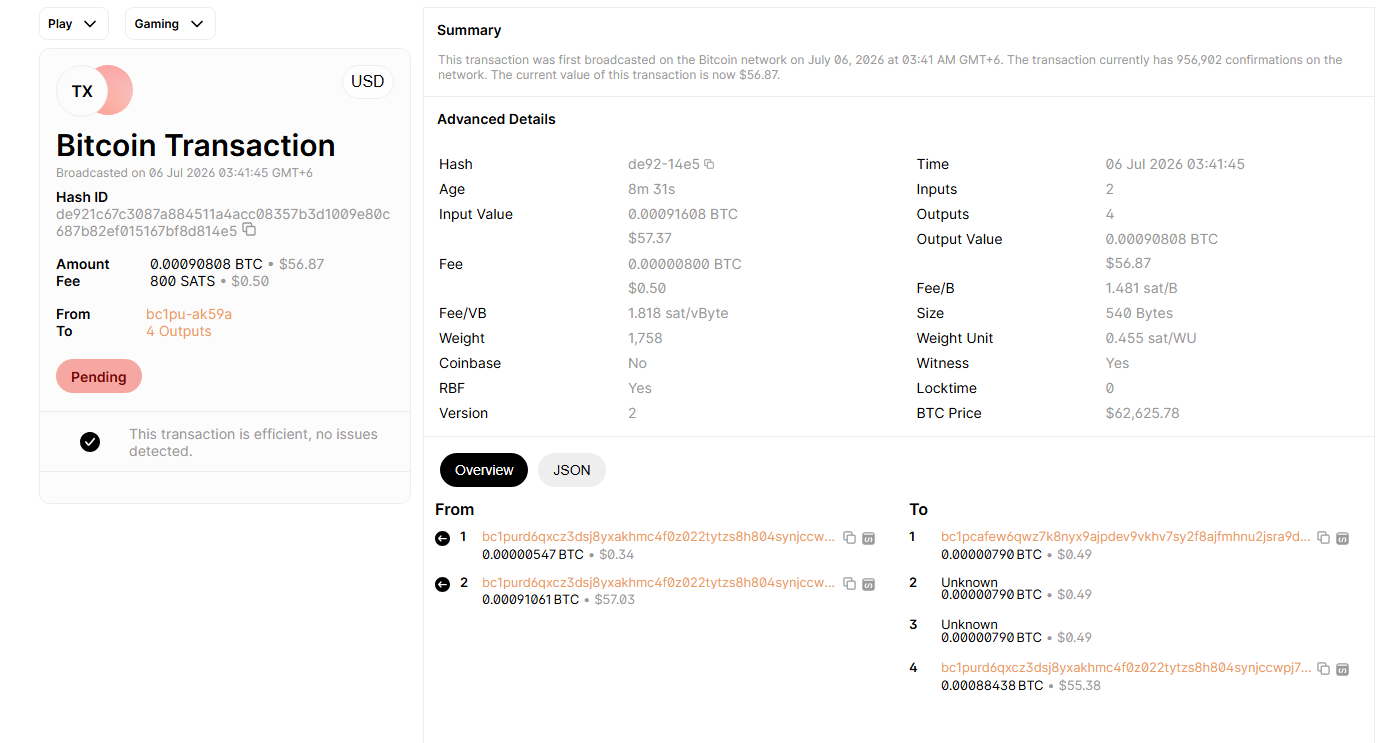 Payment Proof