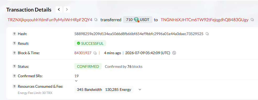 Payment Proof