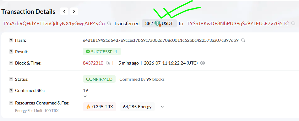 Payment Proof