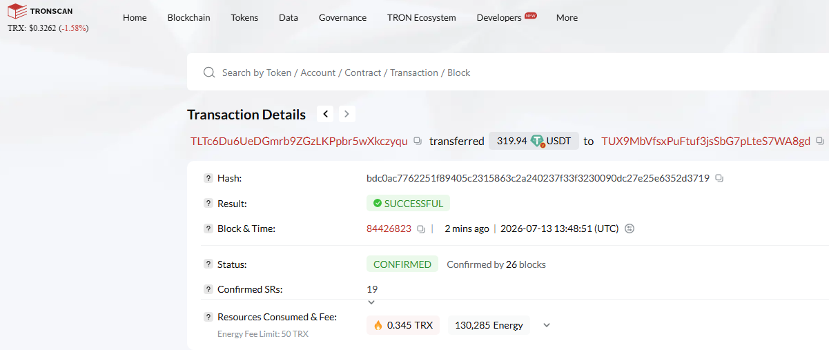 Payment Proof