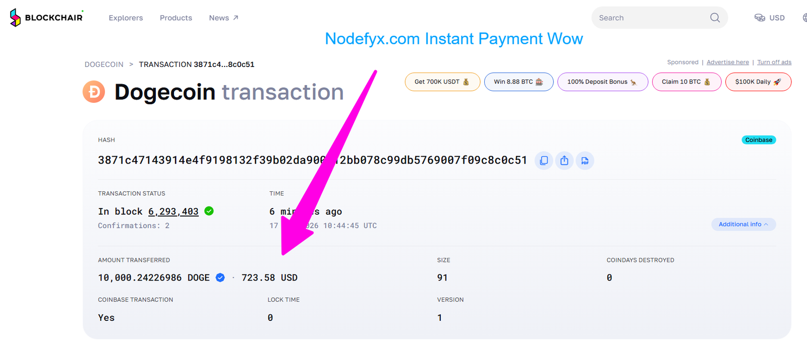 Payment Proof