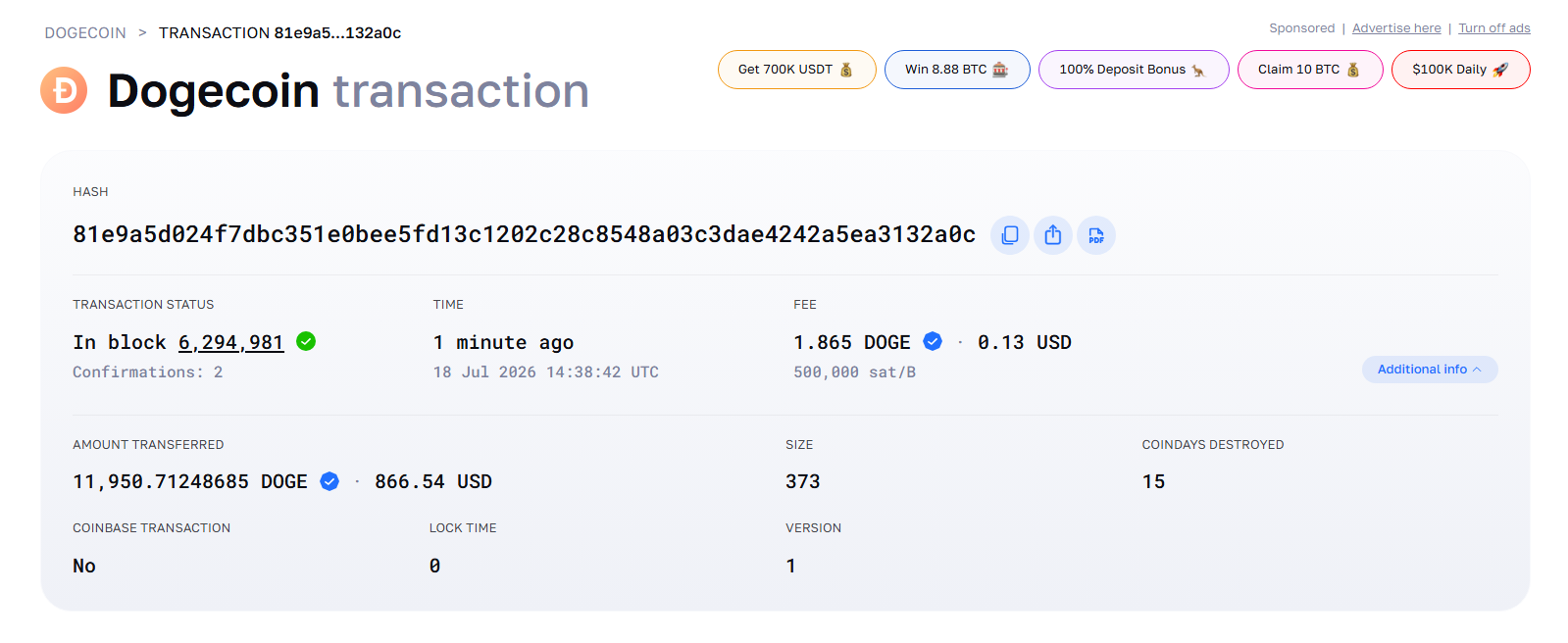 Payment Proof