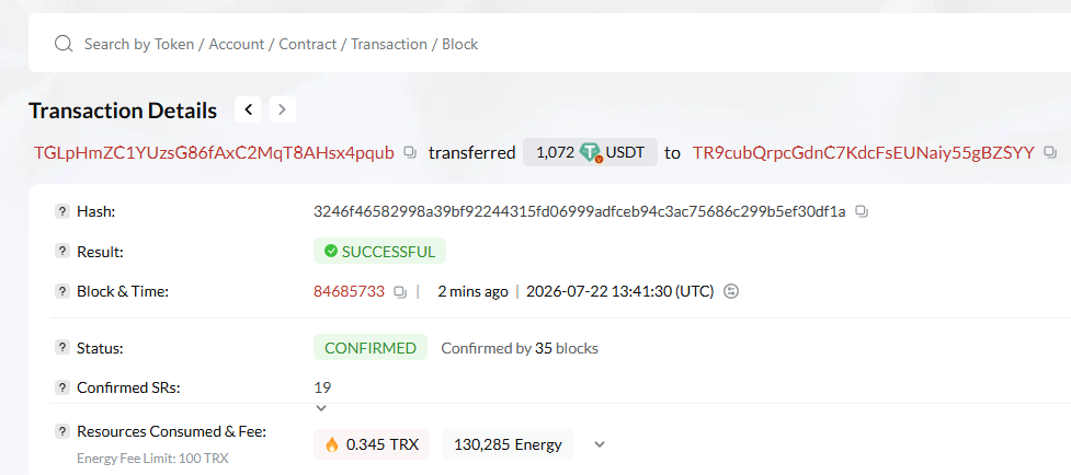 Payment Proof