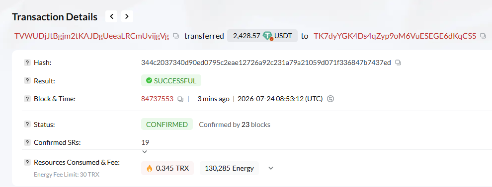 Payment Proof