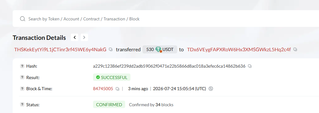 Payment Proof
