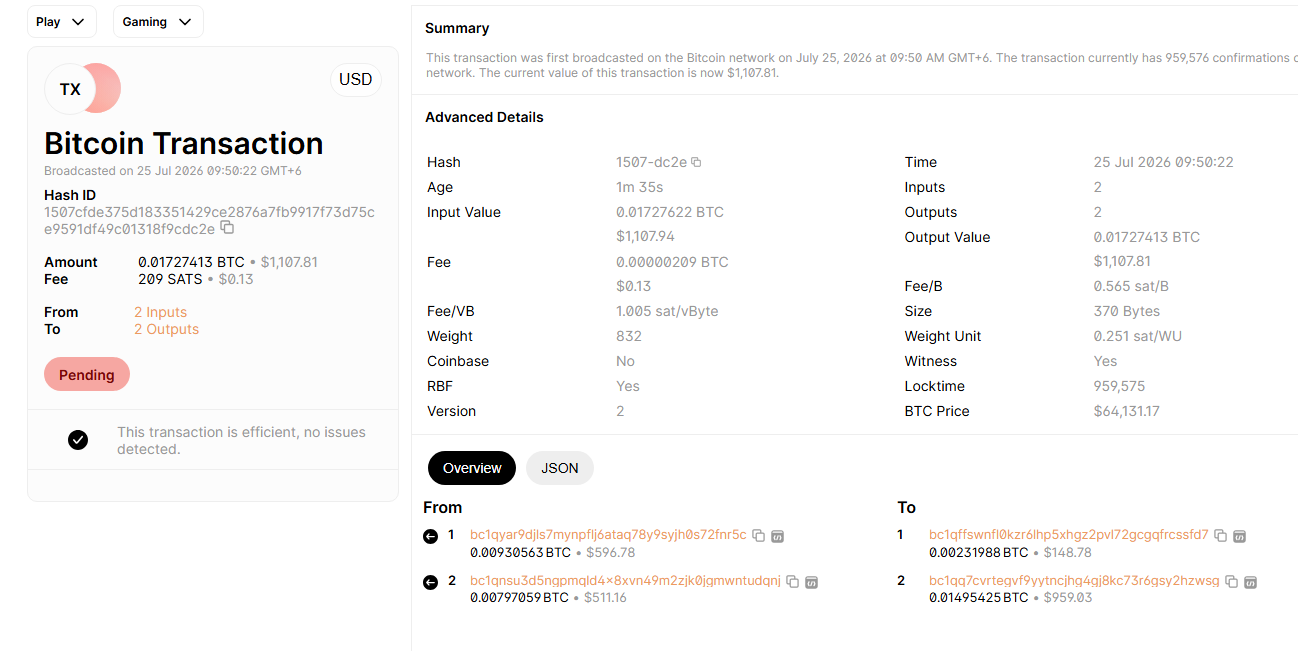 Payment Proof