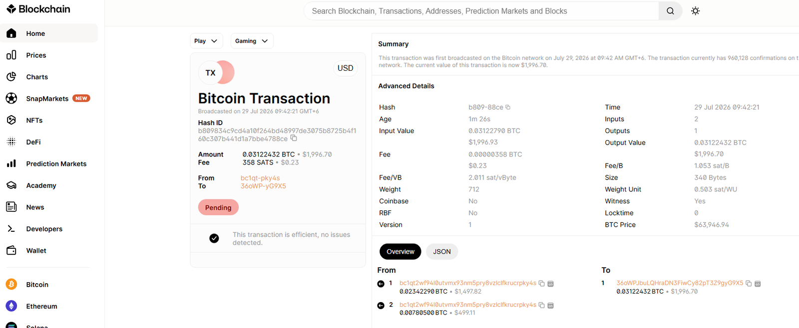 Payment Proof