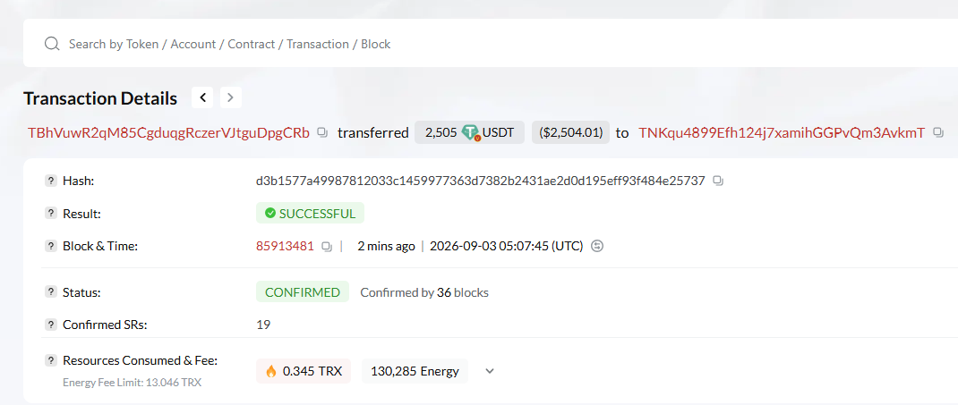Payment Proof