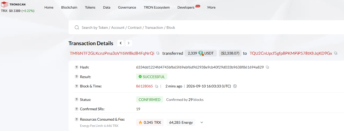Payment Proof